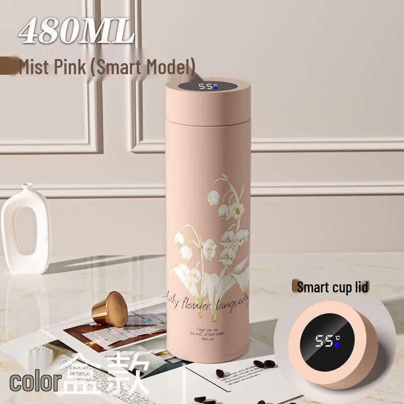Smart LED Temperature Display Insulated Water Bottle