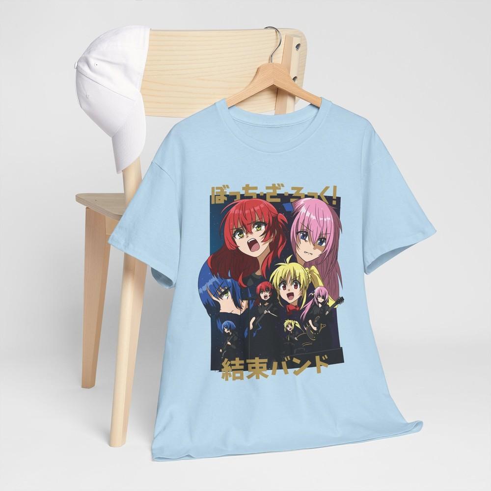 Hitori Gotou Bocchi the Rock Tshirt Kawaii Funny YamadaNijika Ijichi Shirt M