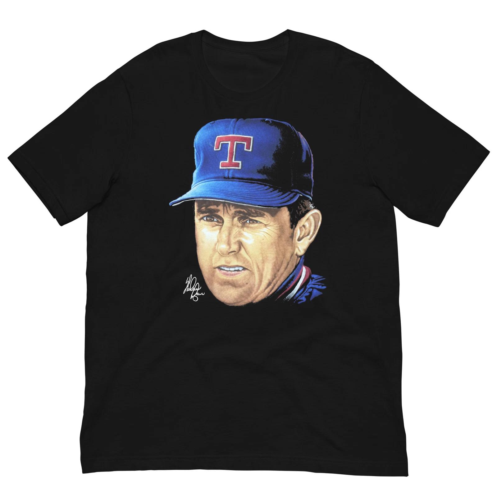 Nolan Ryan Baseball Large Face Vintage Style Graphic Tee Unisex t-shirt XL