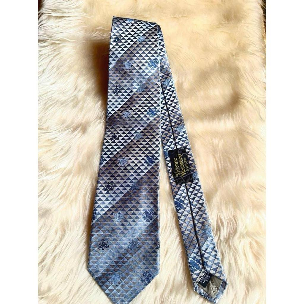 Used Vivienne Westwood tie blue