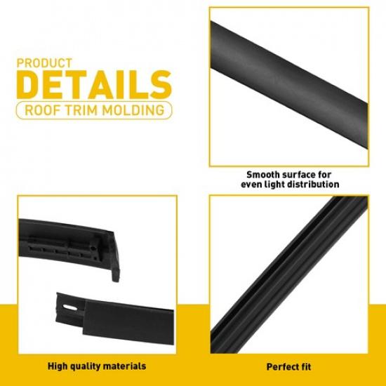 For TOYOTA 2007- Tundra DOUBLE CAB Roof Molding Drip Right & Left 755520C050