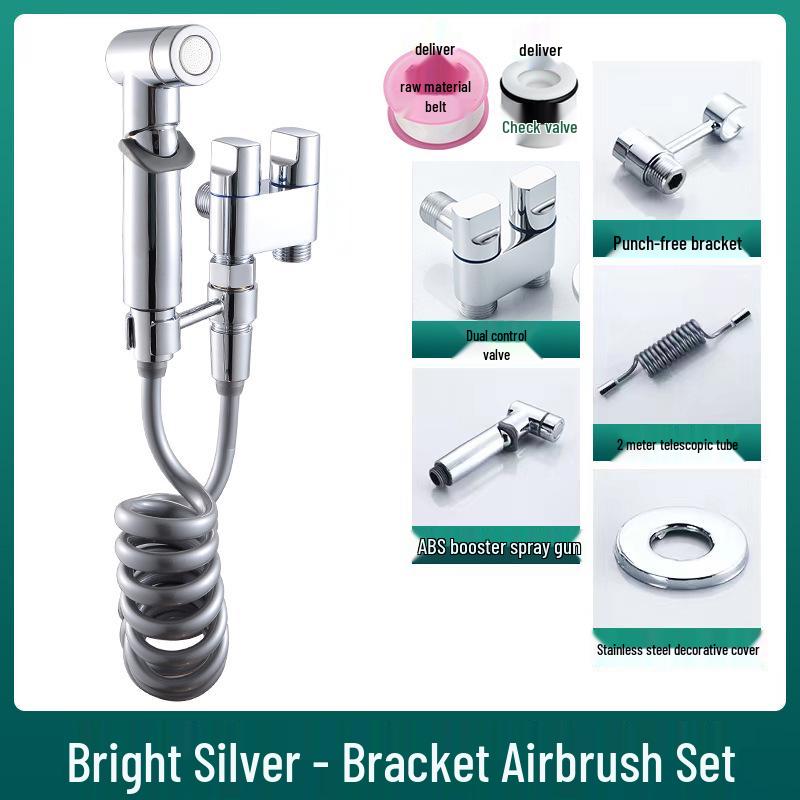 All-Copper Bidet Set with Pressurized Spray Gun for Bathroom