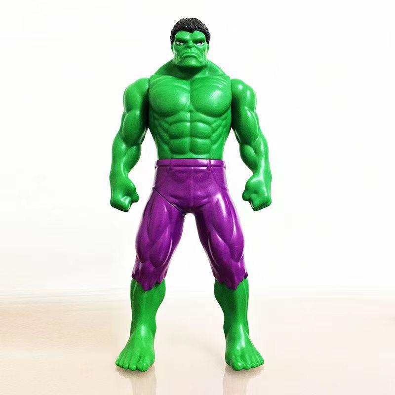 18cm New Doll Model Spider-Man Figures Press Rotate Superman Steve Rogers Figurines Kids Toys Fans Gifts and Kid Friendly Entertaining Fun Play Safe
