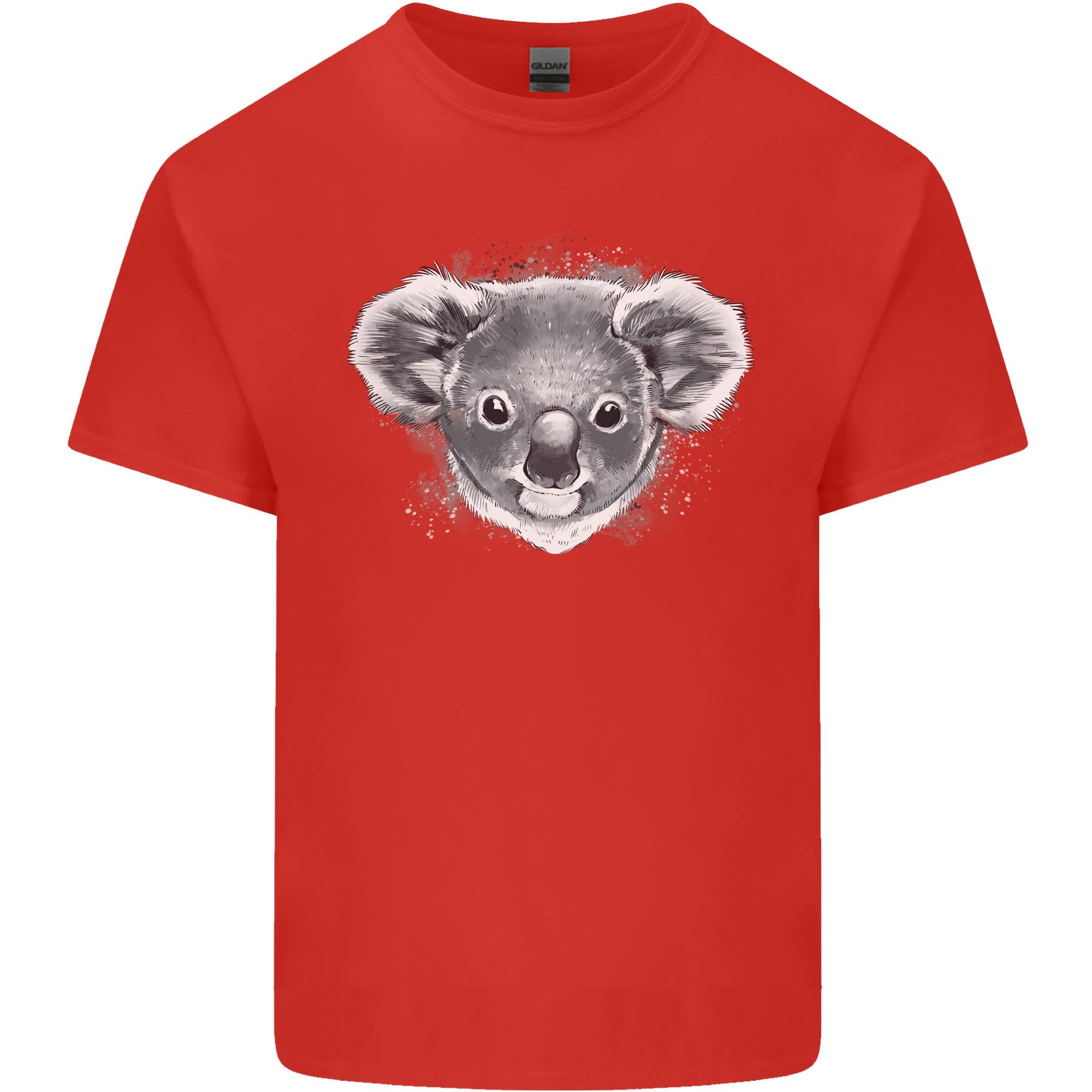 Koala Bear Head Unisexs Light Cotton TShirt S