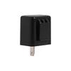 Universal Motorcycle Turn Signal Indicator 2 Pin Speed Adjustable LED Flasher Relay 12V Black