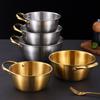 Thickened Noodles Bowl Stainless Steel Fruit Salad Bowls Multi-purpose Mixing Pot  Cooking