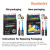 Shuttle Art Acrylic Dot Brush Tip Twin Paint Metallic Suitable for and Ideal for Handmade Art and Markers, & Pen, 36-Color Set, Water-Based Markers,