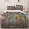 Africa Egypt King Queen Duvet Cover Egyptian Pharaoh Bedding Set For Teens Adults Ancient Frescoes 2/3pcs Polyester Quilt Cover
