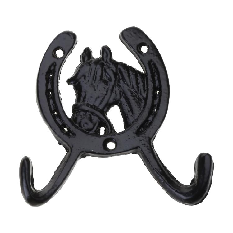 Decorative Iron Horseshoe Wall Hook Clothes Hook Clothes Hanger for Children
