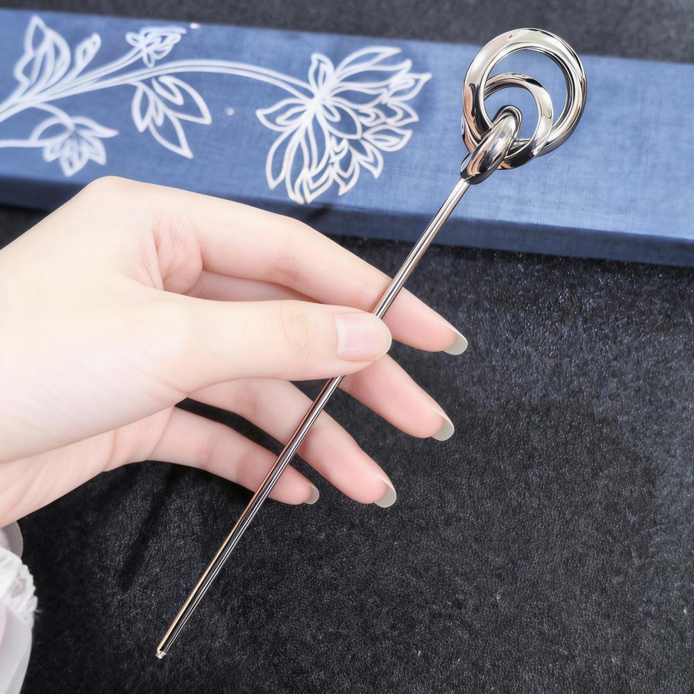 

Vintage Chinese Style Hairpins Hair Stick Women Metal Glaze Hair Fork Hair Chopsticks Woman Girls Hair Styling tools Accessories