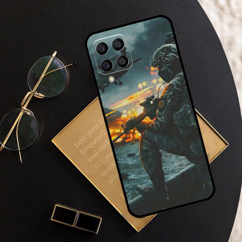 Hot Army soldier For Samsung Galaxy M06 M16 M12 M13 M14 M15 M35 M55 M34 M54 M33 M53 M21 M31 M11 M32 M52 Case