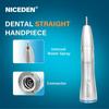 Niceden Dental Low Speed Handpiece Kit Air Turbine Straight Contra Angle Air Motor Inner Water Spray 2/4Holes