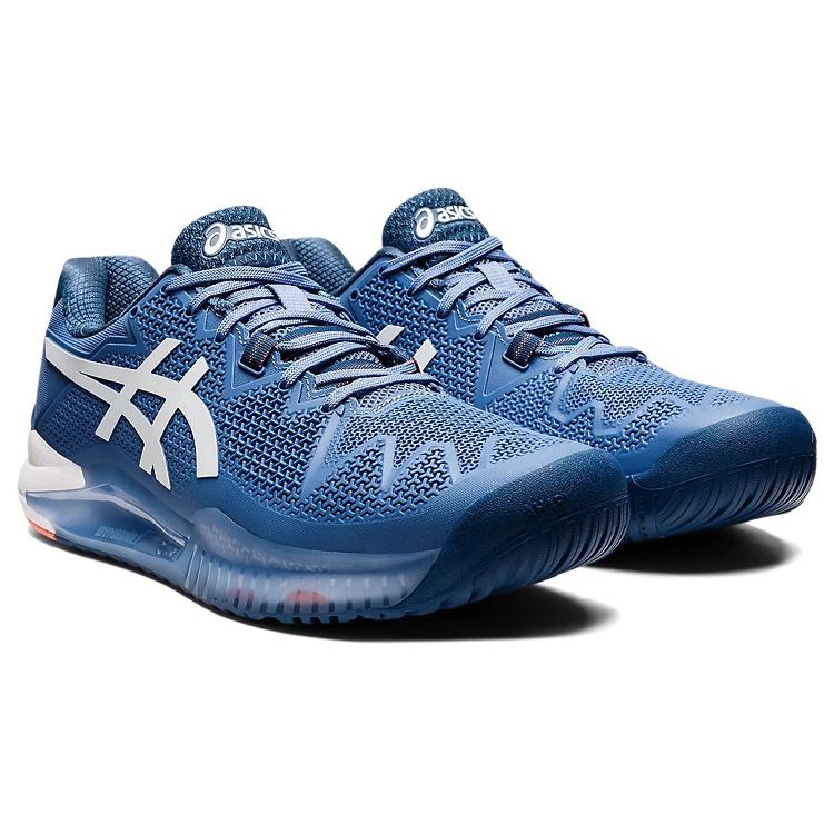 ASICS Gel Resolution 8 2E Wide 'Blue Harmony' 1041A113-404