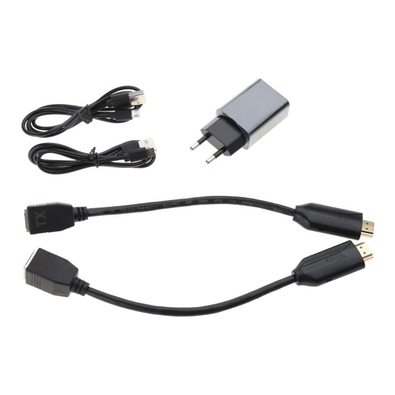 2PCS HDMI-kompatibilní s Rj45 TX RX Samec prodlužovací adaptérový kabel HDMI-Rj45 1080 kabel adaptéru s napájecím zdrojem