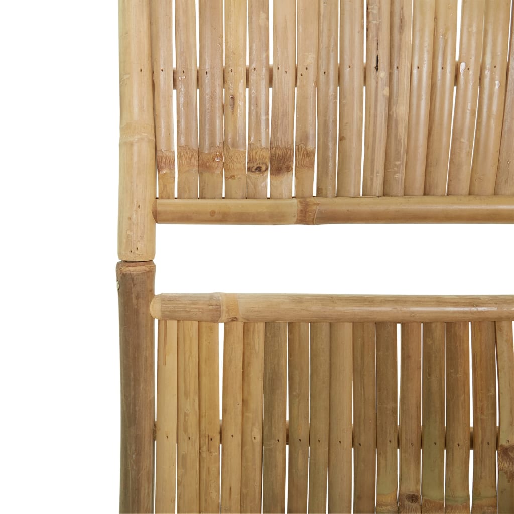5 Piece Bamboo Room Divider 200 X 180 Cm