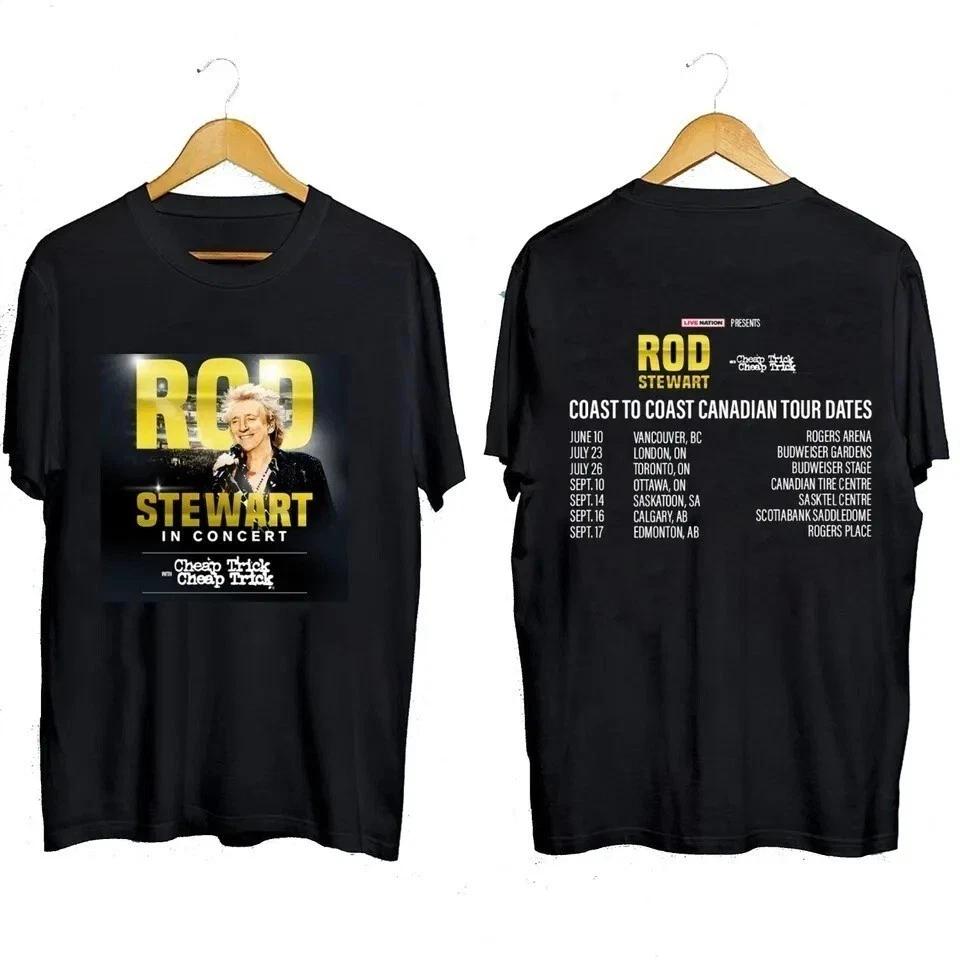 Rod Stewart Tour 2025 Cotton All size S-3XL T-shirt L
