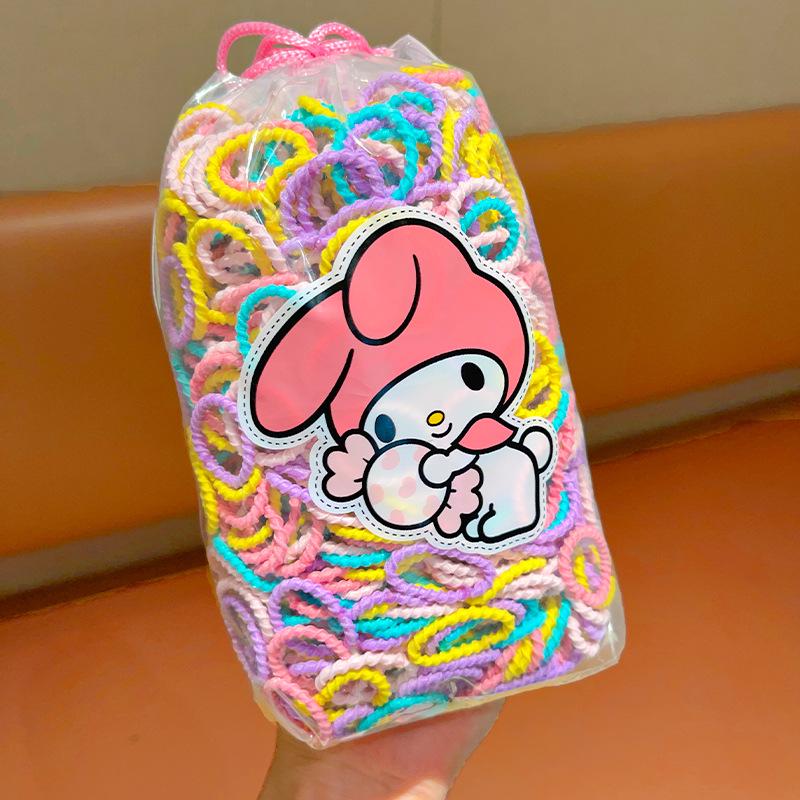 No-Damage Elastic Hair Ties for Girls - High Elasticity Accessories