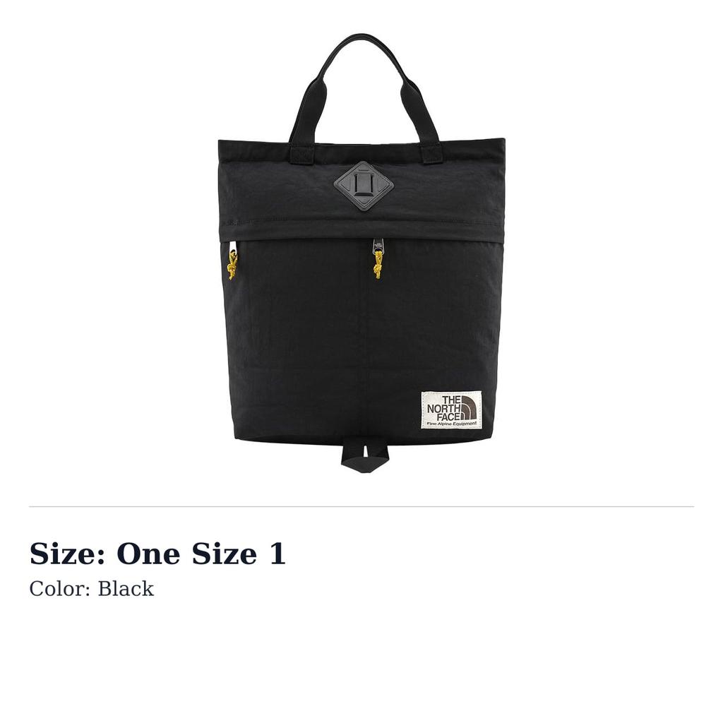 THE NORTH FACE Recycled Nylon Backpack Regular Unisex Black NF0A52VS-84Z