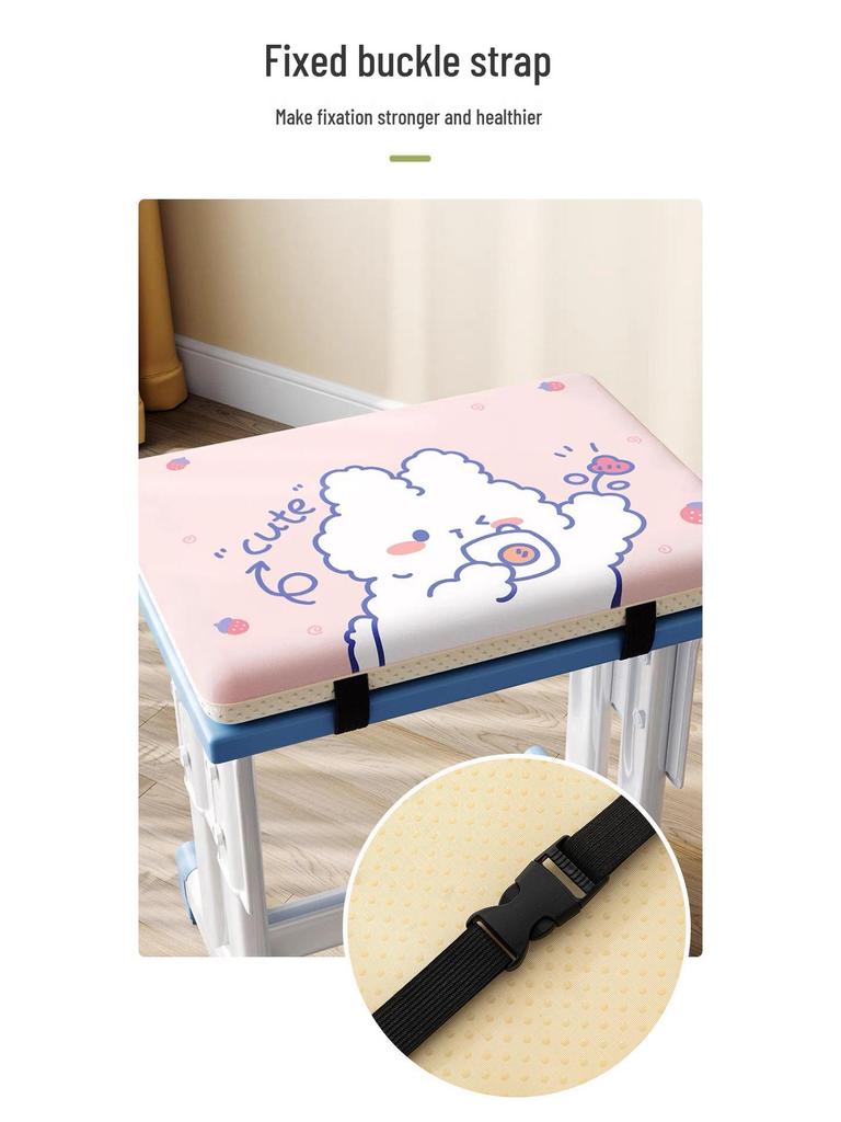 Student & Dorm Seat Cushion - Comfortable, Dual-Use Square Stool Cushion for All Seasons