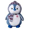 Penguin Plush Scarf Toy Cartoon Child Bedroom Decoration Scene Doll Backpack