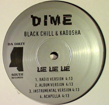 

12inch Record DIME - Lie Lie Lie NONE Da Dirty South Rap & Hip-Hop/R&B Used