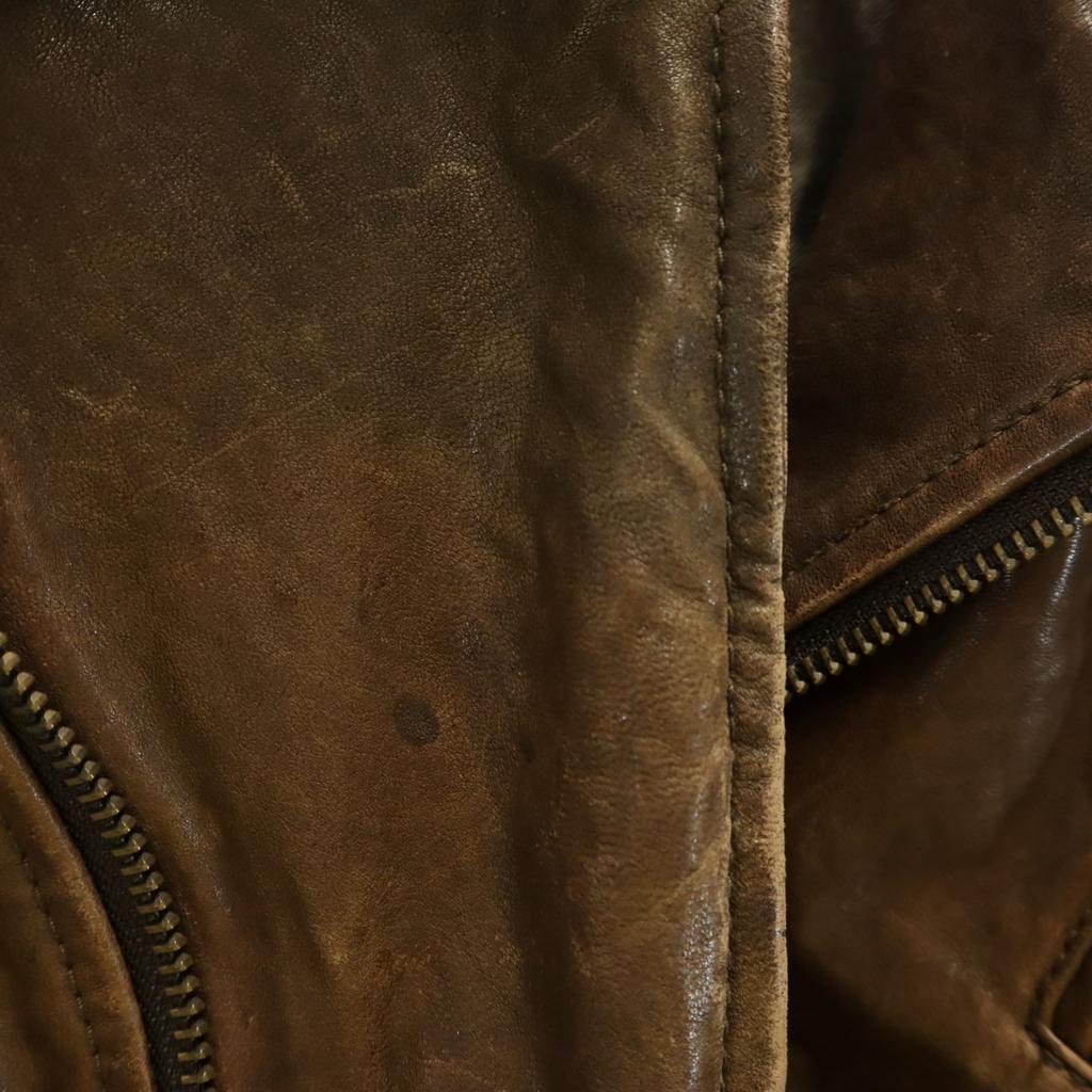 beautiful people leather jacket 130 Brown Kid's Used