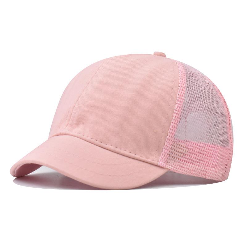 Autumn New Women Men Solid Color Mesh Baseball Cap Solid Snapback Short Brim Sunhat Outdoor Hip Hop Baseball Hats Casquette