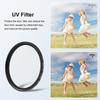 52mm CPL + UV Lens Filter with Adapter Ring for  HERO10 Black Lens Filter Camera Lens Filter Kit