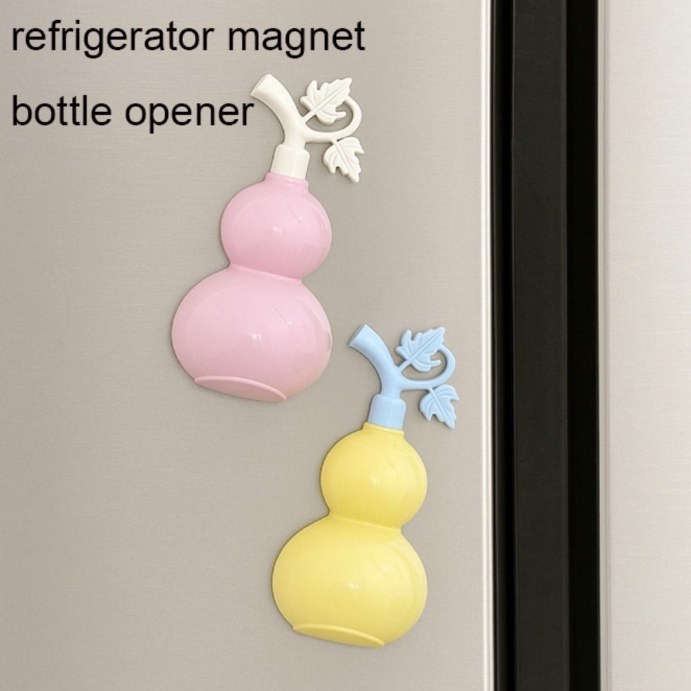 4pcs Magnetic Water Bottle Opener Rust-proof Fridge Magnets Gourd Bottle Opener  Kitchen