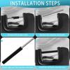 For Jeep For Wrangler JK 2007-17 Car Sun Visor Repair Tube Kit Driver&Passenger Sun Visor Repair Tube Car Interior Parts
