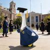Funny Graduation Outfit Graduation Season Geese Costume Gag Robe with Cap For Outdoor Display Gathering Decoration