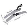 Bike Mudguard Set Bicycles Mudguards Portable Adjustable Bike Mud Flap Front & Rear Mud Guard for MTB Mountain Road Bike