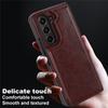 Credit Cards Slot Leather Phone Case For Samsung Galaxy Z Fold 7 Fold 6 5 Fold 4 3 Wallet Kickstand Shockproof Cover