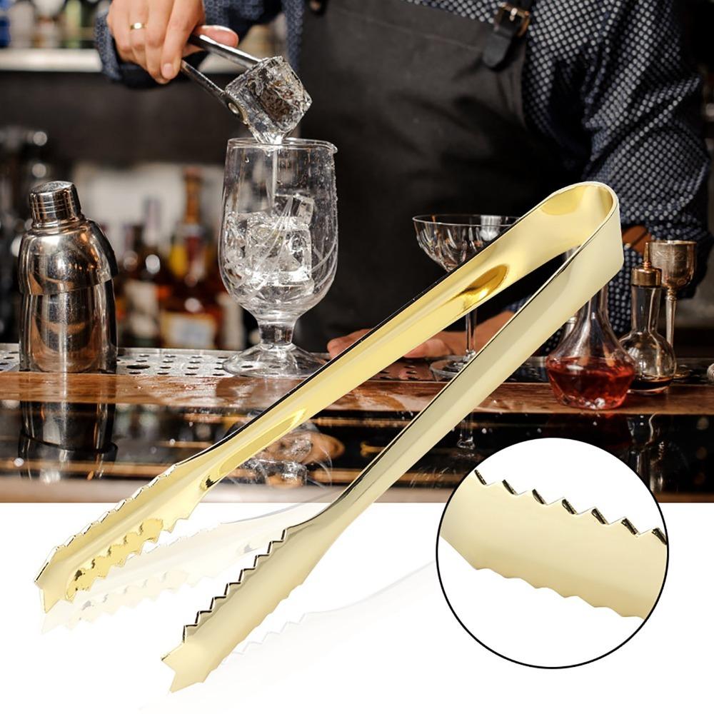 Rust-resistant Ice Tong Stainless Steel Pastry Clip Durable Salad Tong Restaurant