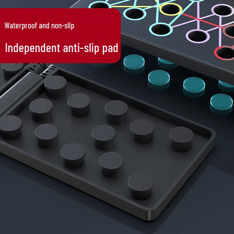 Multifunctional Folding Push-Up and Ab Training Board