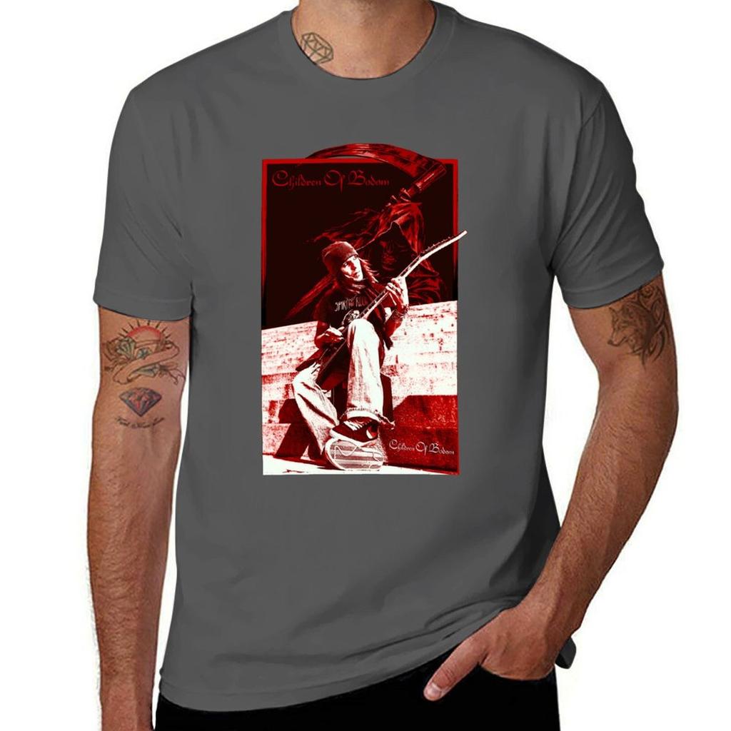 Alexi Laiho T-Shirt Classic Crew Neck Cotton T-Shirt