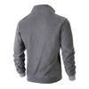 New Men's New Double-sided Fleece Half-zipper Casual Stand Collar Sweatshirt Men's Autumn and Winter Jacket