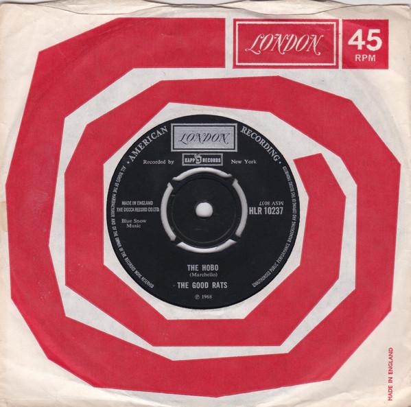 

7inch Record GOOD RATS - The Hobo HLR10237 London 1969 UK Rock Used