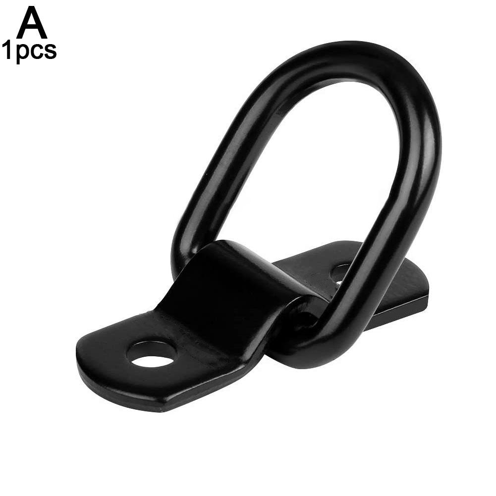 1pcs D Stainless Steel Cargo Tie Down For Car Truck Trailers RV Boats Shape Pull Hook Tie Down Anchors Iron