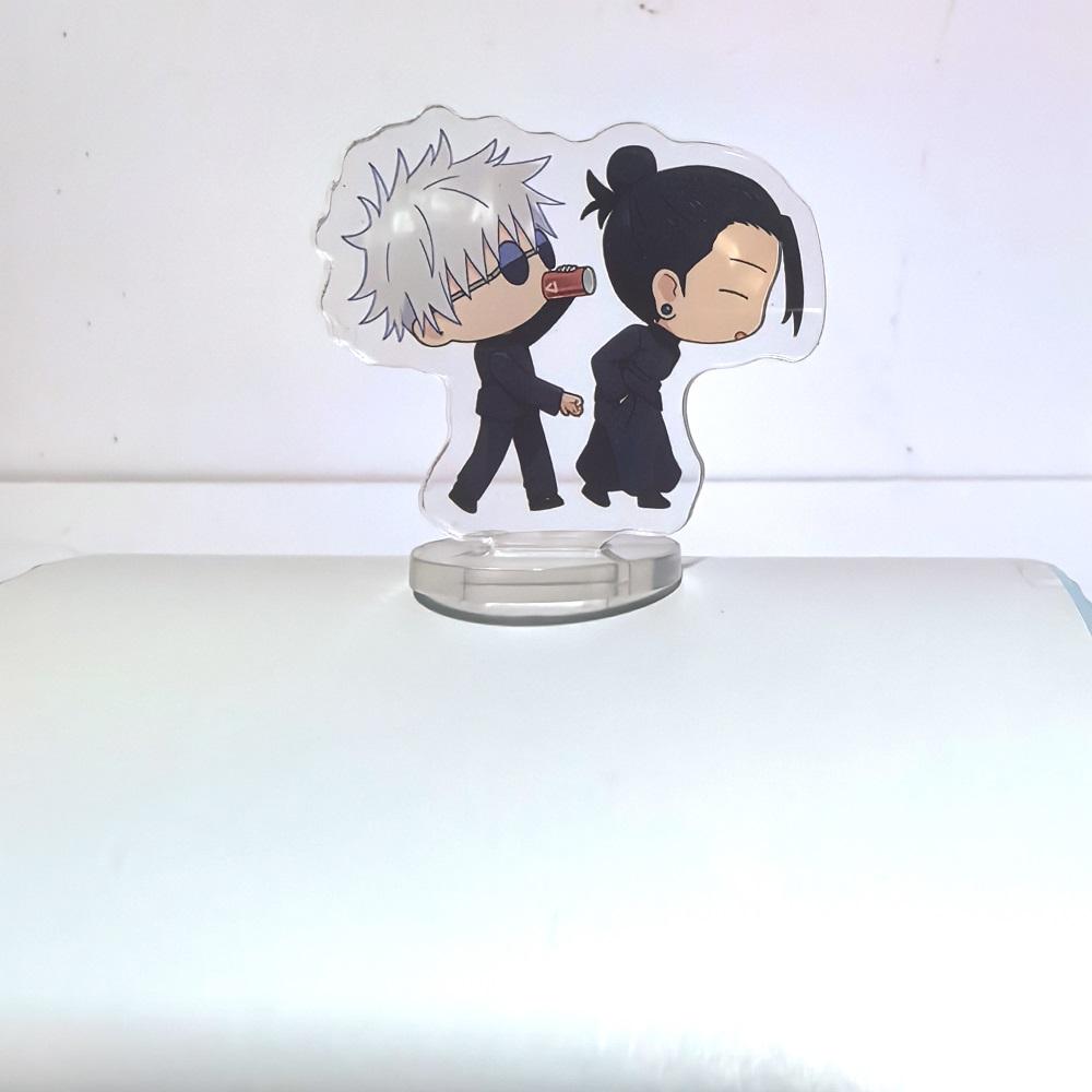 Anime Jujutsu Kaisen Figure Acrylic Stand Model Kids Toys Yuji Itadori Gojo Satoru Fushiguro Megumi Cosplay Birthday Gift