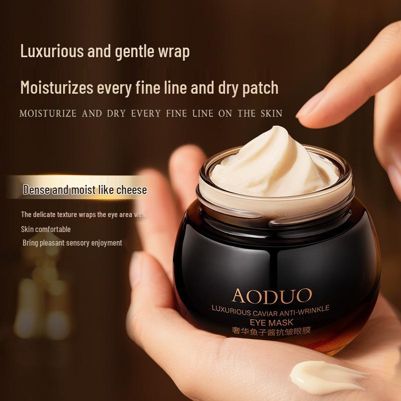 Luxury Caviar Anti-Wrinkle Eye Mask: Moisturizes, Nourishes, Brightens, and Firms To Fade Fine Lines and Crow's Feet After Late Nights.