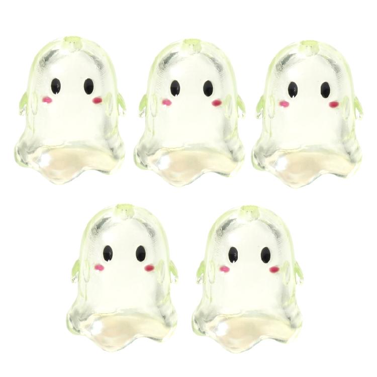 Pack of 5 Clear Acrylic Beads Necklace Bracelet Beads Acrylic Texture Loose Beads Set Handmade Jewelry Component