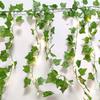 1Pcs 210Cm Green Silk Artificial Hanging Christmas Garland Plants Vine Leaves Diy Home Wedding Party Bathroom Garden Decoration