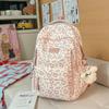 Schoolbag high-value backpack female Japanese ins sweet and cute cartoon print primary and secondary school students 3rd to 5th grade backpack
