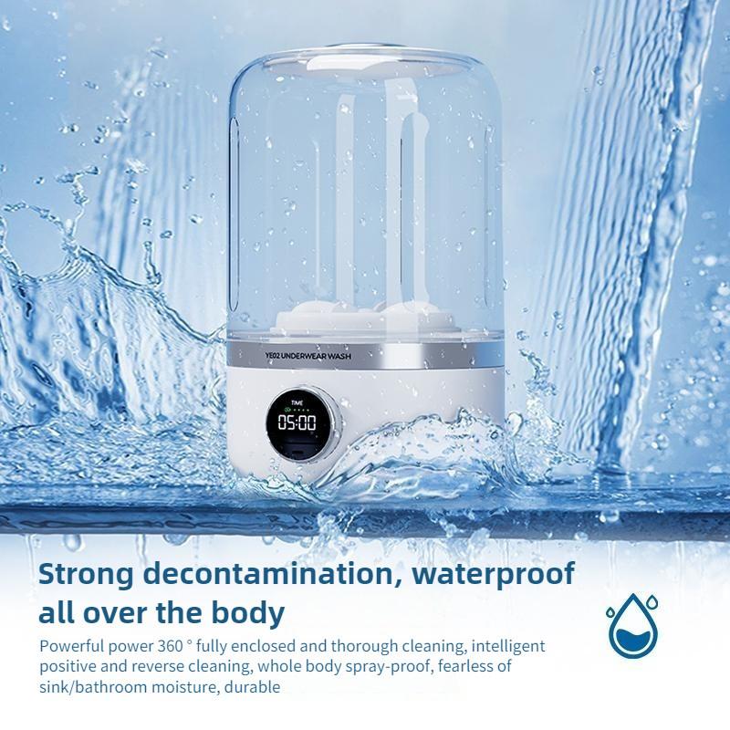 Mini Underwear Washing Machine Wireless Installation-Free Underwear Washer Small Portable Socks Washing Laundry Cup
