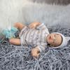 45cm Lifelike Reborn Baby Doll Twin A Twin B Cloth Body Soft Touch Real Life Newborn Dolls Rooted Mohair Alive Bebe Reborn Boneca Kid's Christmas Gift