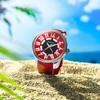 Tendence Orologio ONE PIECE Collaborazione Luffy Quarzo 10 ATM Resistenza all'Acqua Minerale Rosso TY532021, Modello, Movimento, Resistenza, Vetro, Quadrante, Unisex, [Autentico]