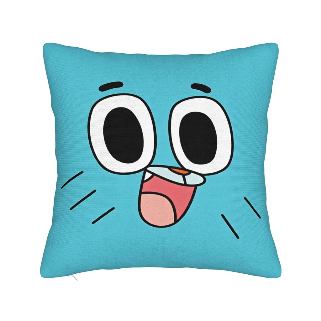 Gumball Gum Ball Watterson Amazing Cartoon Pillow Case Print Pillow Cover Novelty Cushion Cover For Sofa Bedroom Home Decor