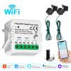 Smart WiFi Energy Meter Current Sensor - LED Lighting/Solar KWH Monitor 100-240V Real-time Stats and Power Consumption Tracker