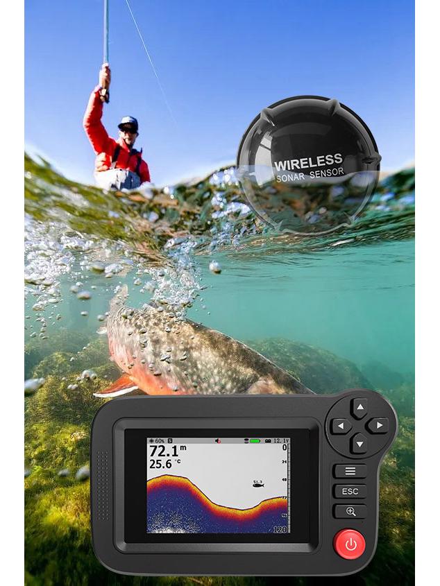 Wireless Desktop Fish Finder - Bilingual Support, Easy Delivery, Cross-Border Access